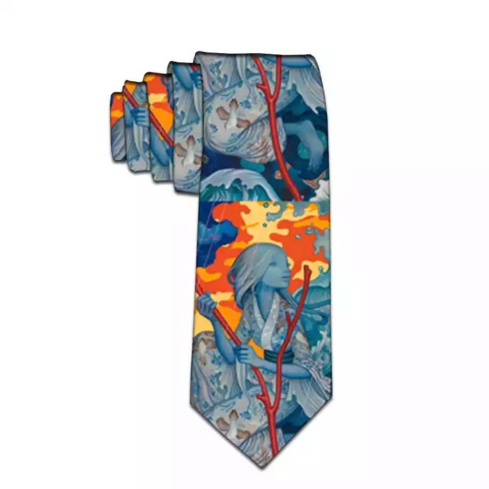 Men 8cm Fashion Printed Wedding Necktie - Picture 1 of 4